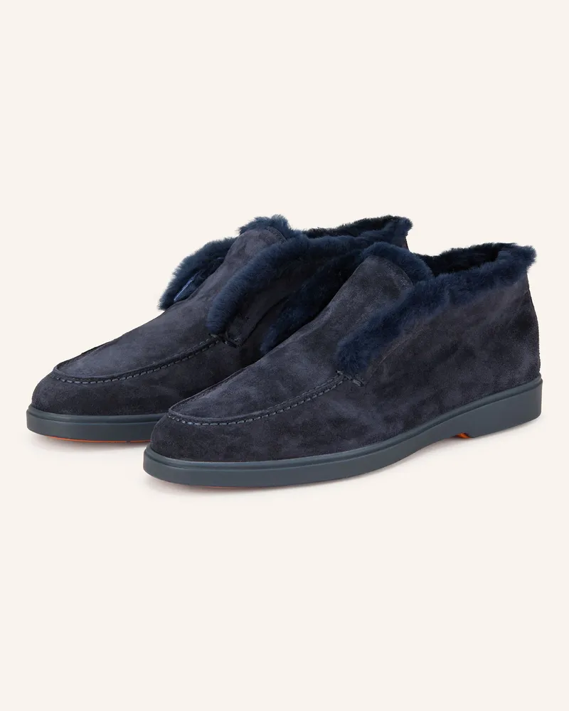 Santoni Boots Fortune blau Dunkelblau