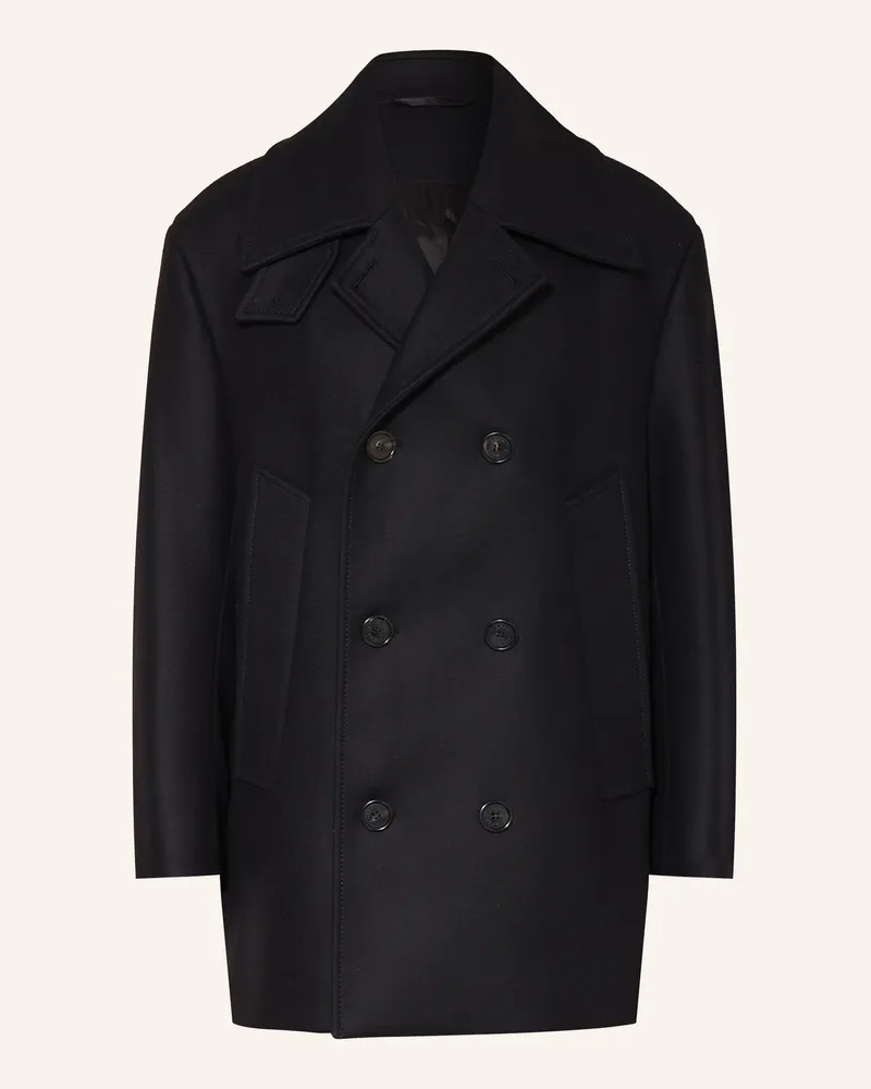 Acne Studios Cabanmantel schwarz Schwarz