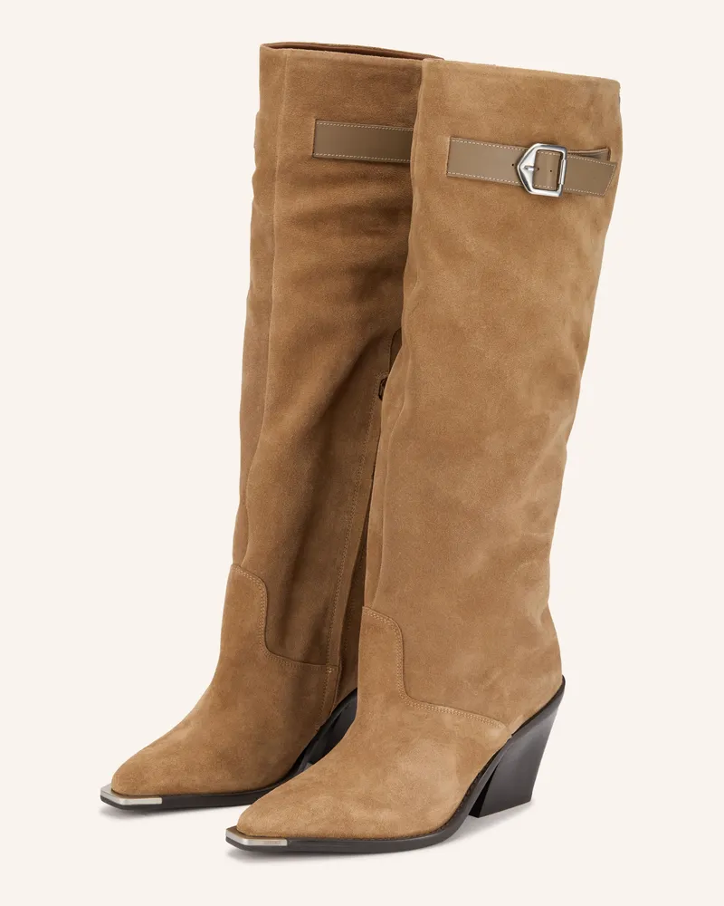 Bronx Cowboy Boots New Kole braun Hellbraun