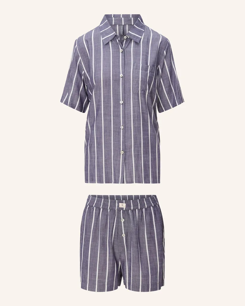 LingaDore Shortama Set blau Blaugrau