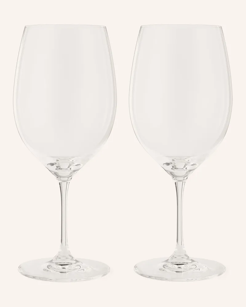 Riedel 2er-Set Weingläser Vinum Bordeaux weiss Weiss