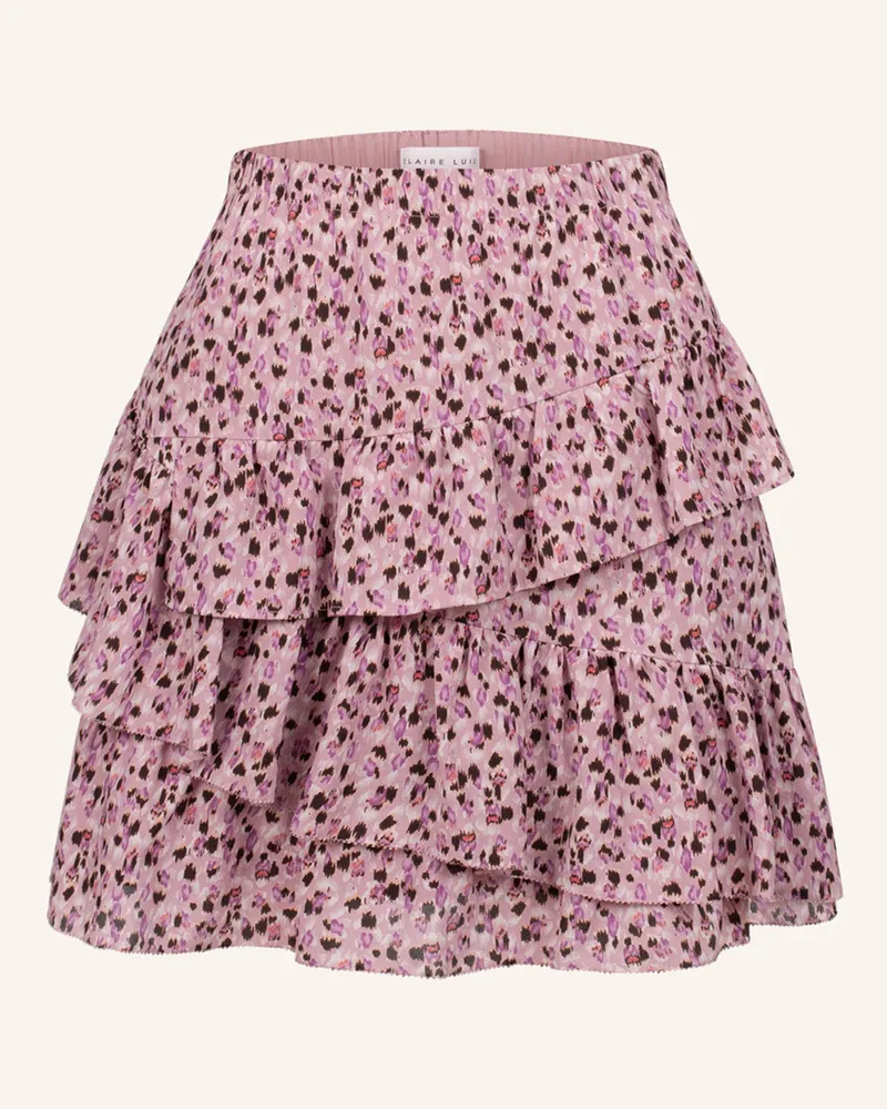 CLAIRE LUISE Minirock in Wickeloptik Rosa