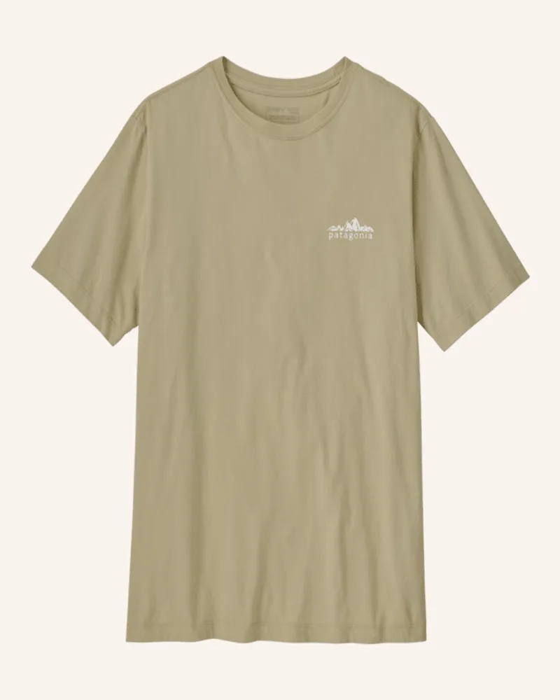 Patagonia T-Shirt Fitz Roy Foothills beige Beige