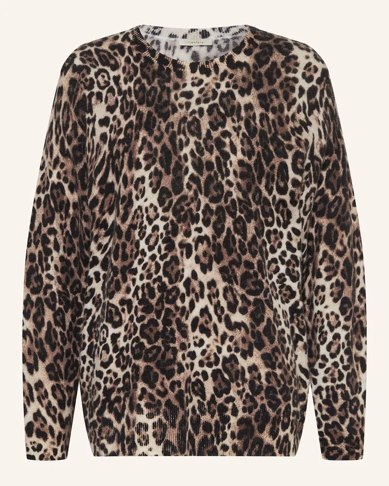 lilienfels Pullover mit Cashmere Dunkelbraun