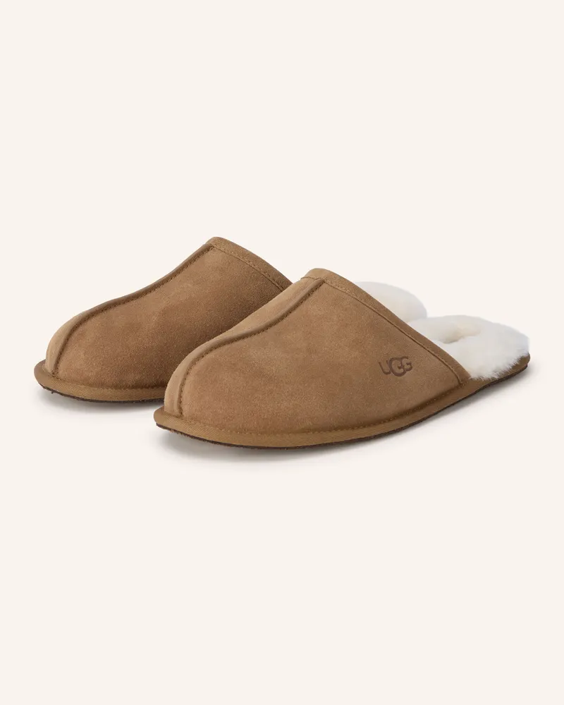 UGG Hausschuhe Scuff braun Beige
