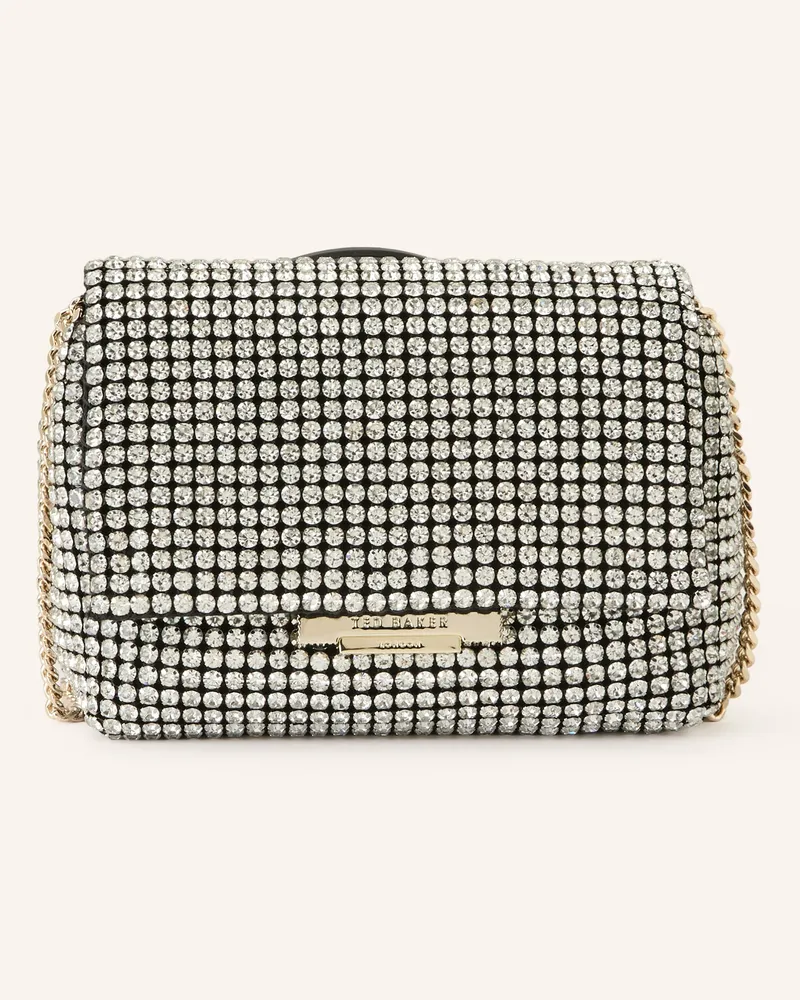 Ted Baker Umhängetasche GLITERS mit Schmucksteinen Silber