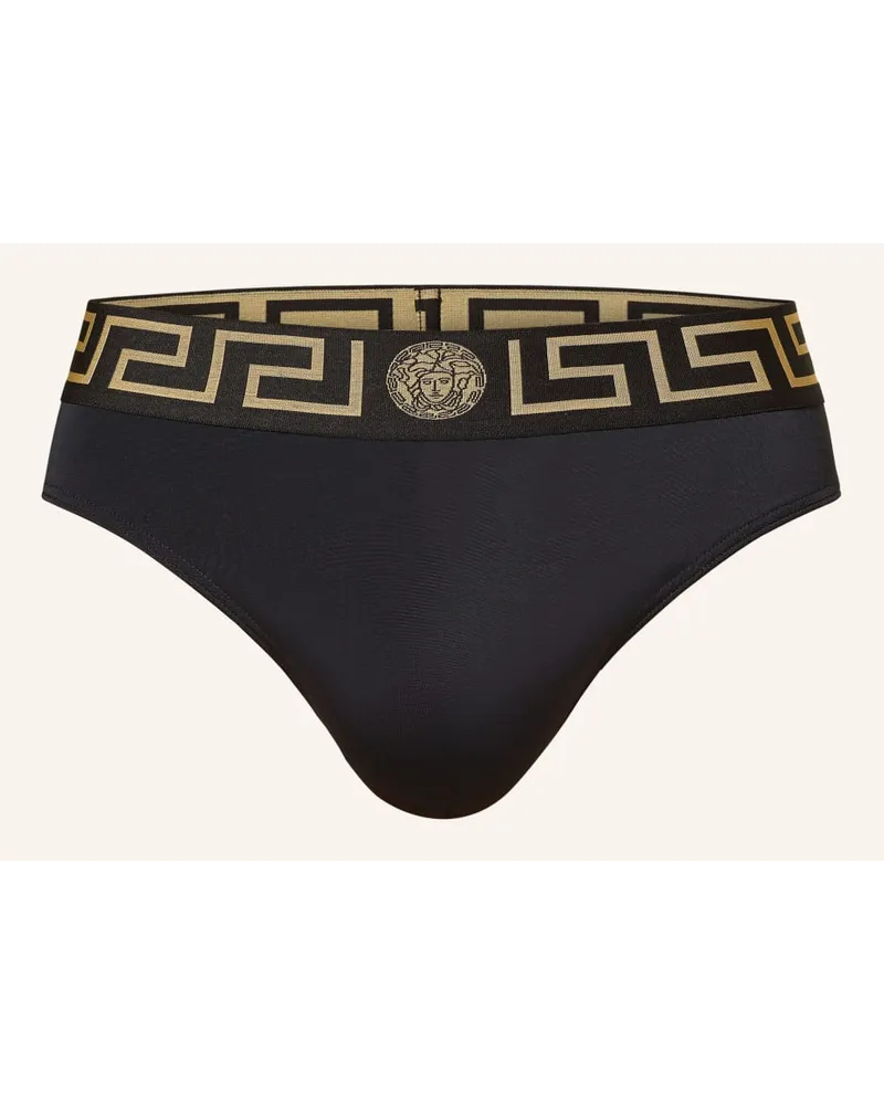 Versace Badeslip Schwarz