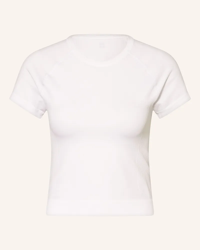 Sweaty Betty Laufshirt ATHLETE CROP Weiss
