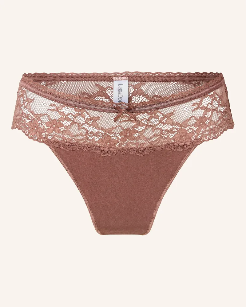 LingaDore Daily String braun Cognac