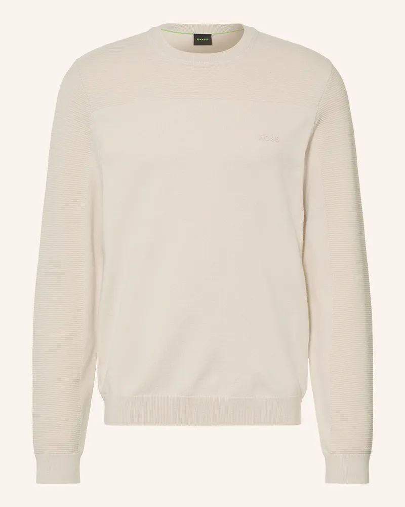 HUGO BOSS Pullover Momentum-X beige Beige