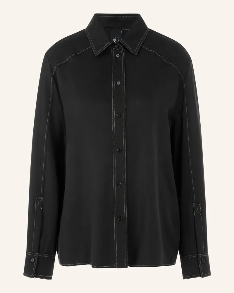 Marc Cain Bluse schwarz Schwarz