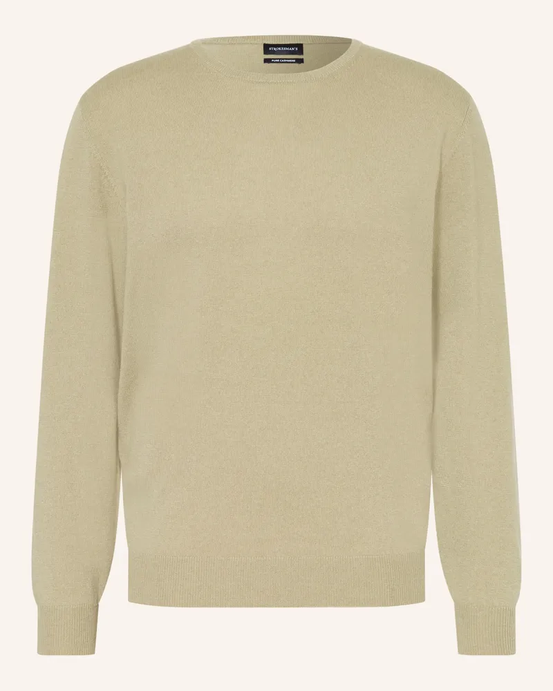 Strokesman's Strokesman Cashmere-Pullover gruen Hellgrün
