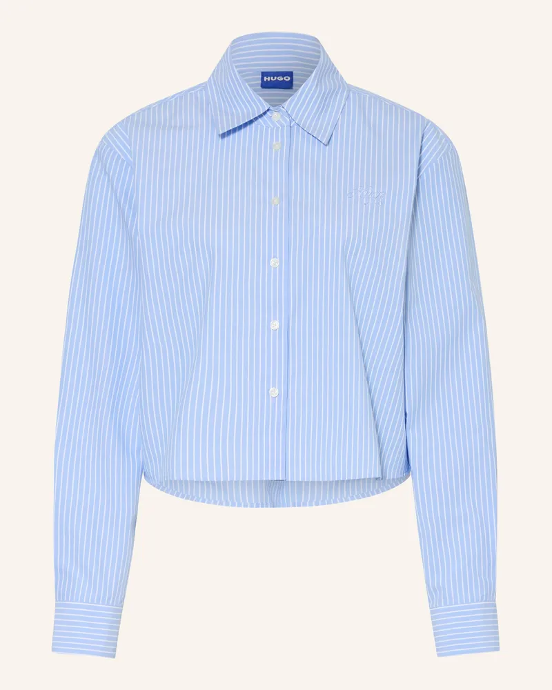HUGO BOSS Hemdbluse Epic blau Hellblau