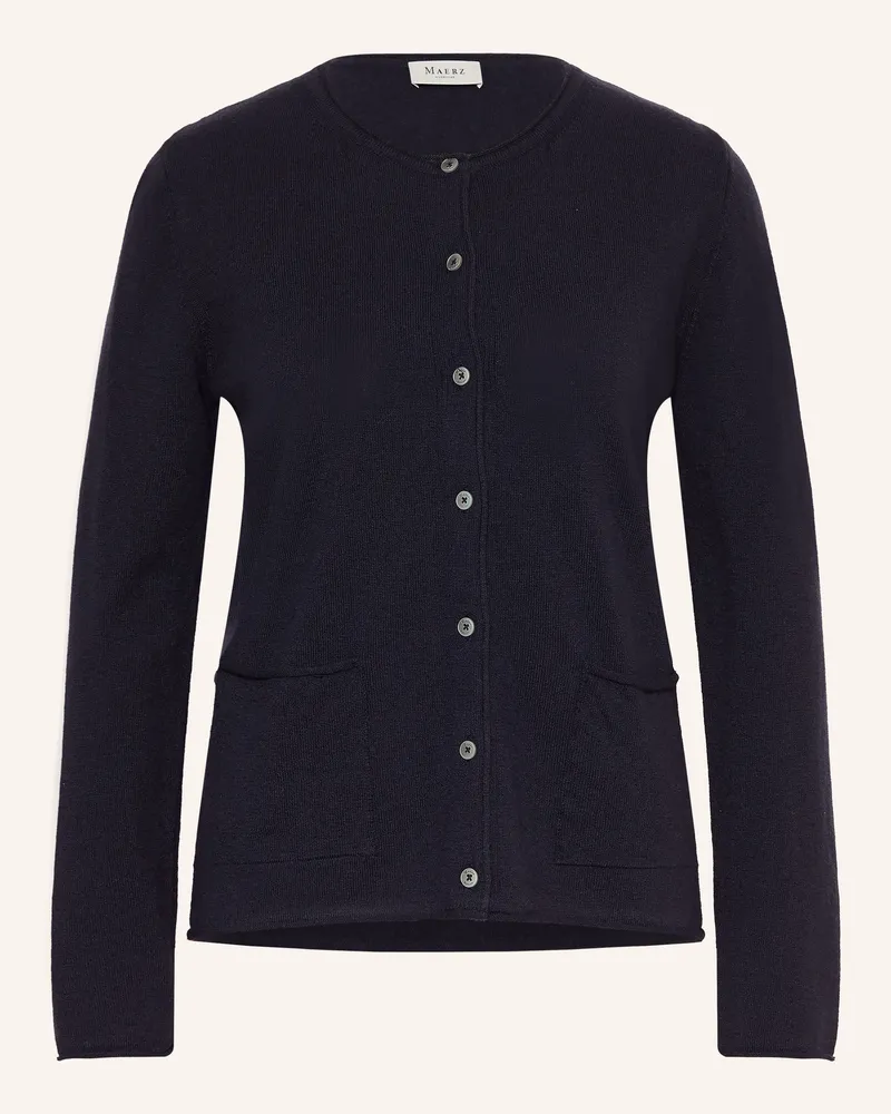 Maerz Strickjacke blau Dunkelblau