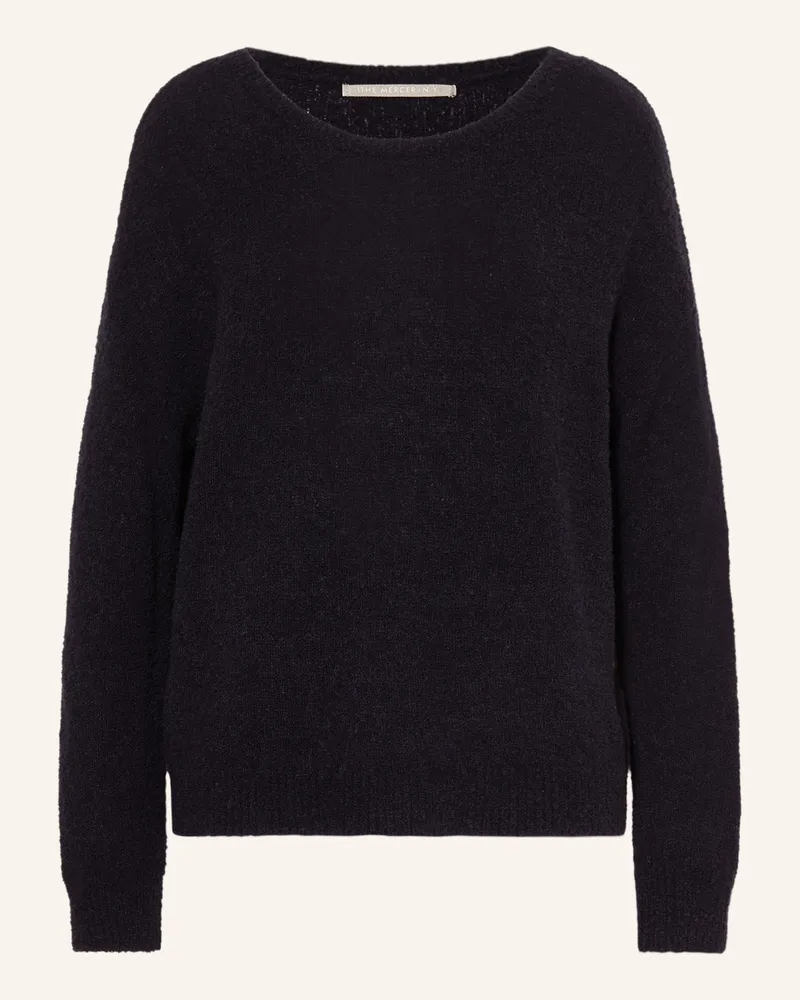 (THE MERCER) N.Y. Bouclé-Pullover blau Dunkelblau