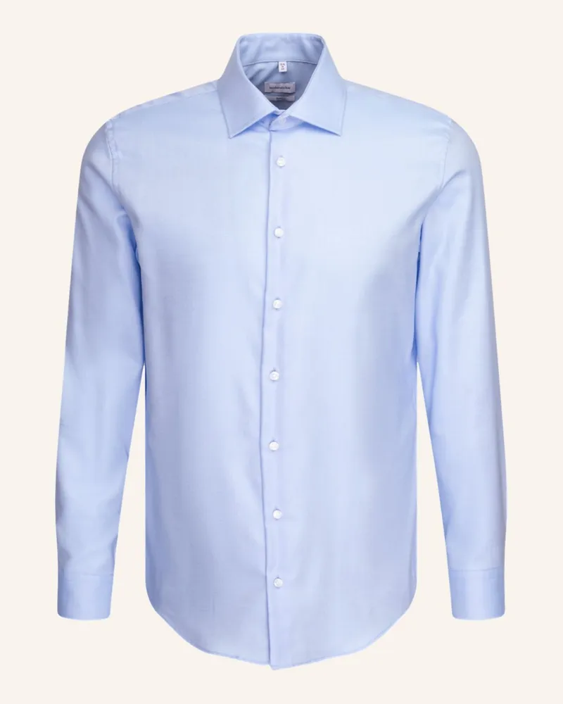 Seidensticker Business Hemd,   Slim Fit blau Blau