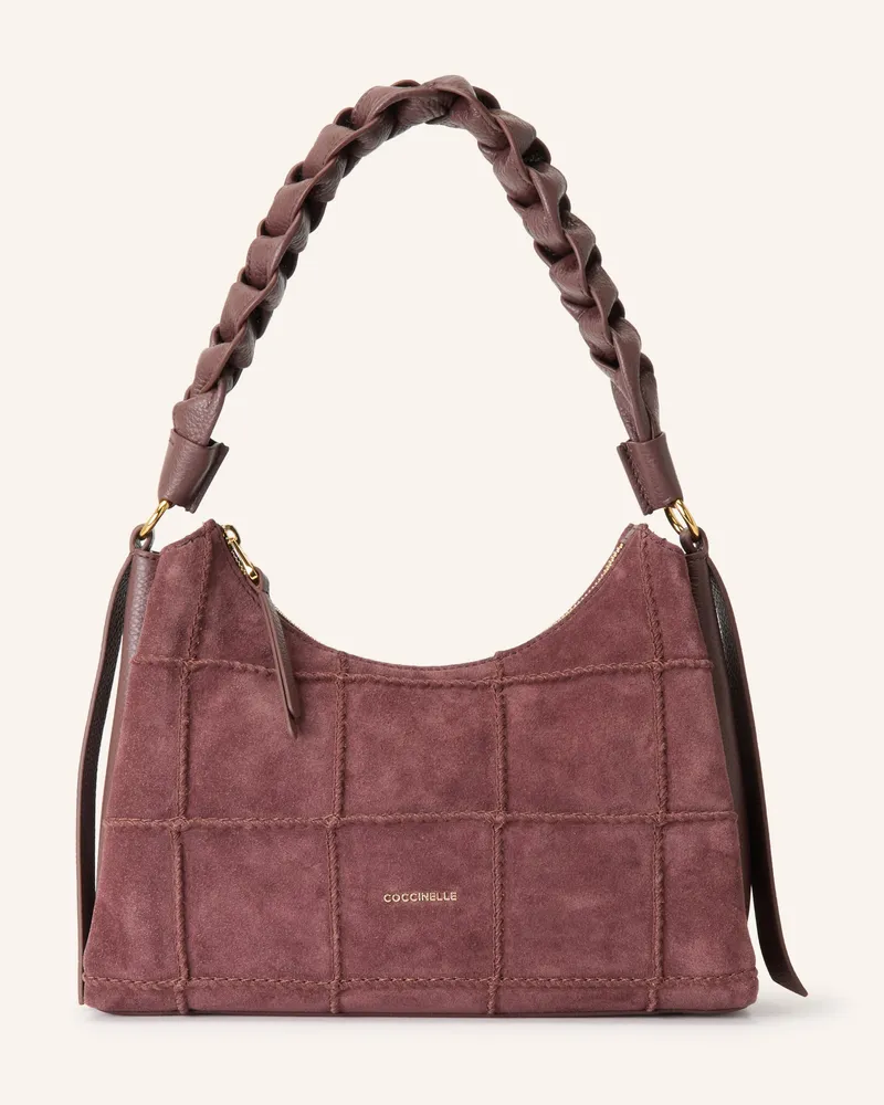 Coccinelle Schultertasche rot Dunkelrot