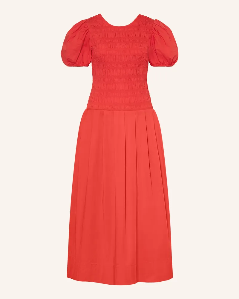 Ganni Kleid rot Rot