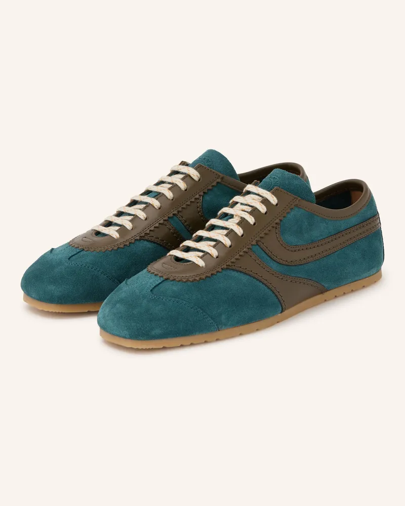 Dries van Noten Sneaker gruen Petrol