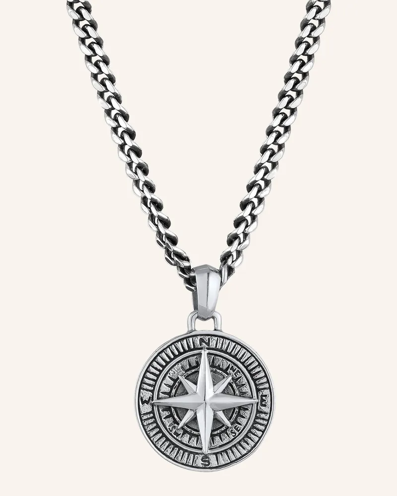 KUZZOI Halskette schwarz Schwarz