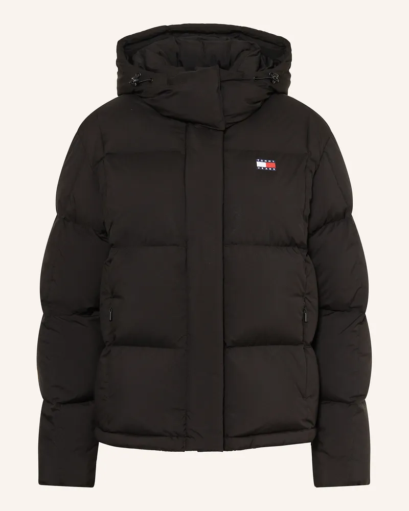 Tommy Hilfiger Daunenjacke ALASKA mit abnehmbarer Kapuze Schwarz