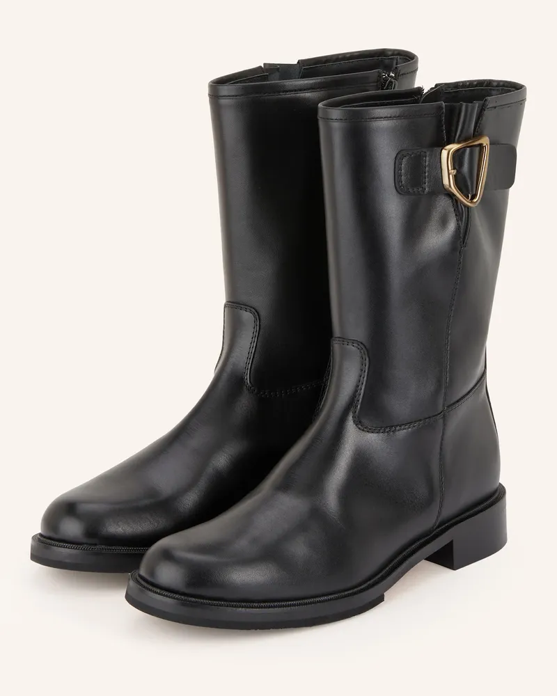 Pertini Boots schwarz Schwarz