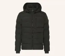 Steppjacke mit abnehmbarer Kapuze