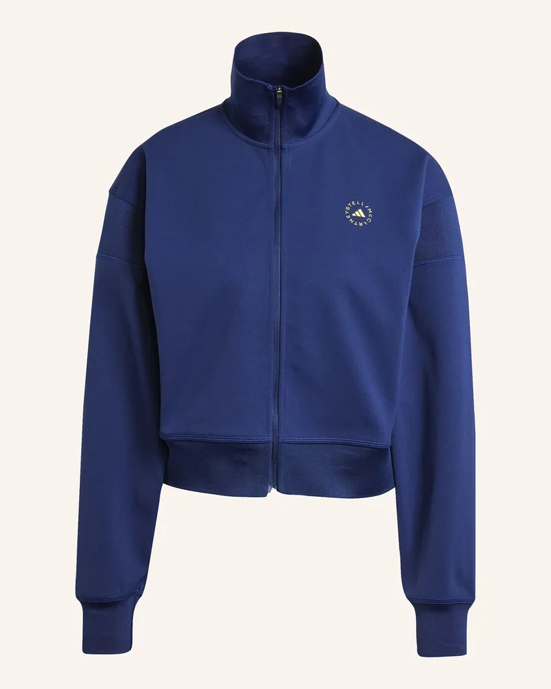 adidas ADIDAS BY STELLA MCCARTNEY KNITTED ORIGINALS JACKE Blau