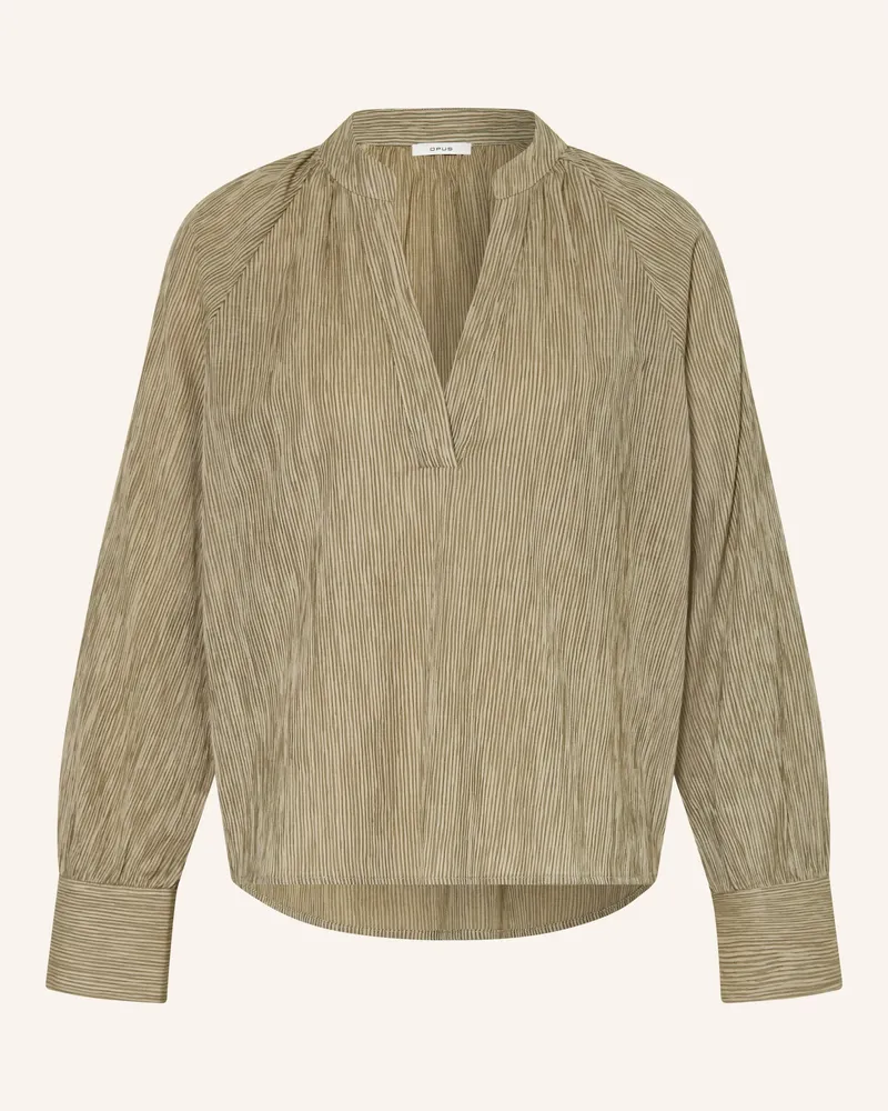 OPUS Blusenshirt Fohemia gruen Oliv