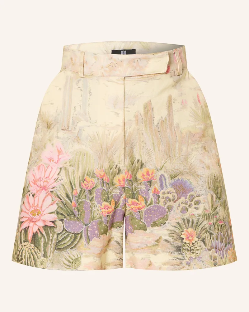 Riani Shorts Mit Leinen beige Hellgelb