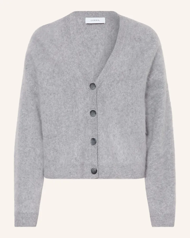 COMMA Strickjacke grau Grau