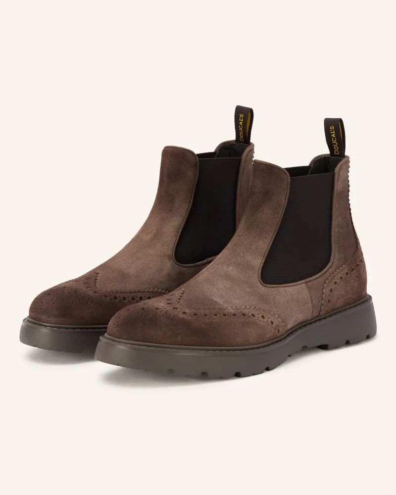 Doucal´s Chelsea-Boots Beatles Goteborg beige Braun
