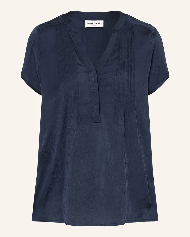 Lollys Laundry Blusenshirt HEATHERLL Dunkelblau