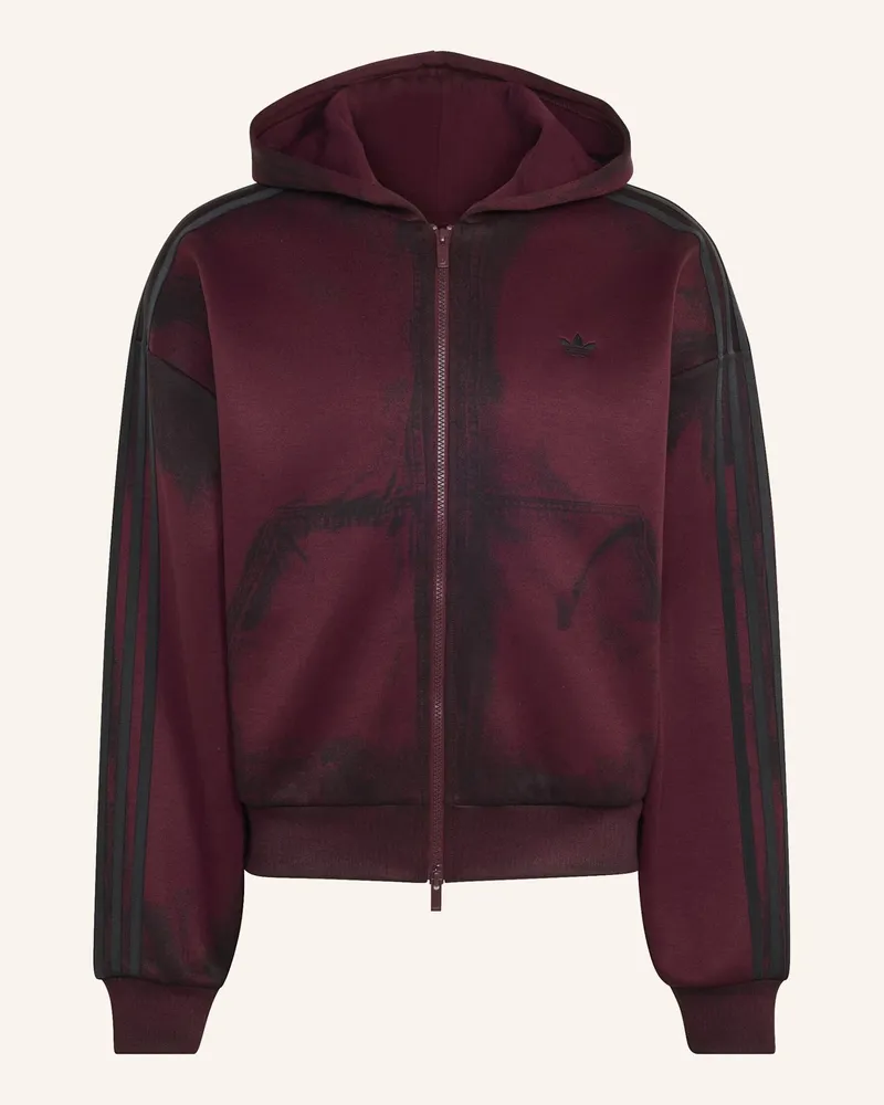 adidas Adilenium 6 Kapuzenjacke, Spacer-Material, Durchgehender Reissverschluss rot Rot