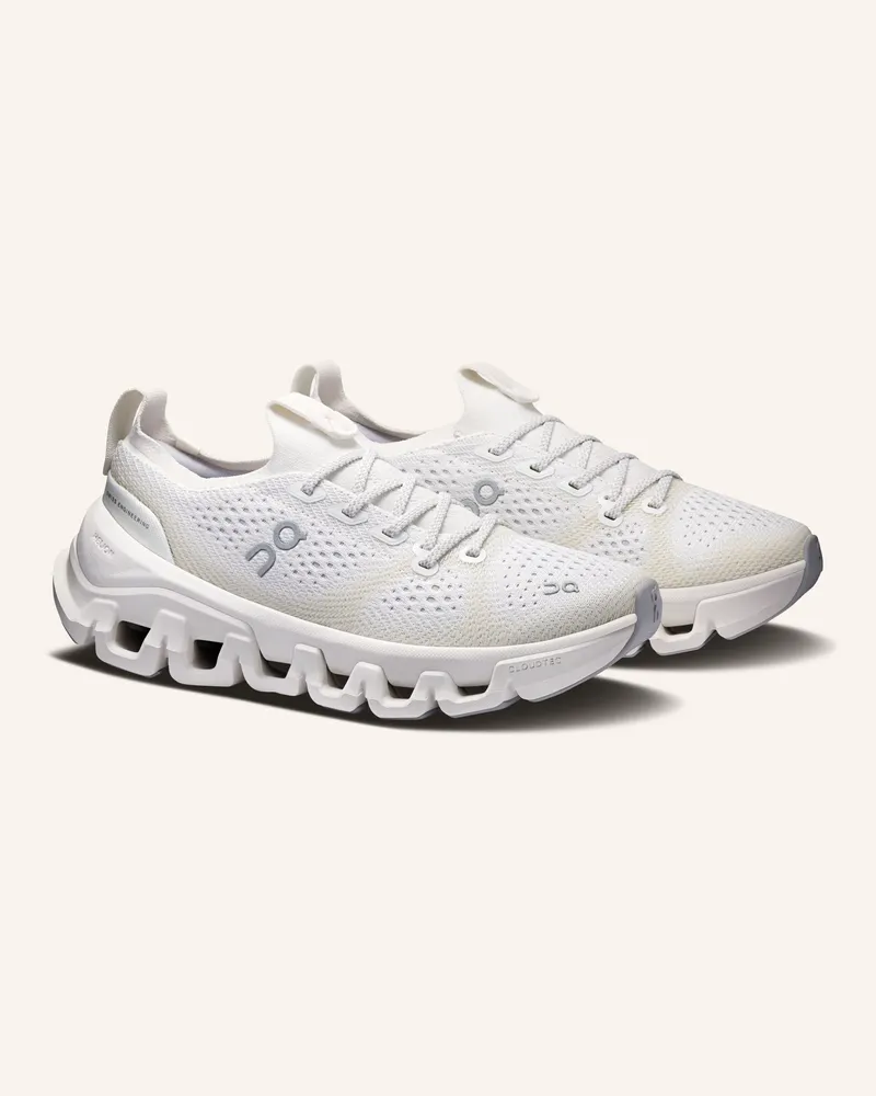 ON Trainingsschuhe Cloud X Tempo beige Weiss