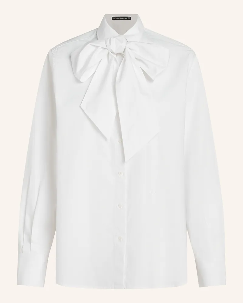 Karl Lagerfeld Bluse weiss Weiss