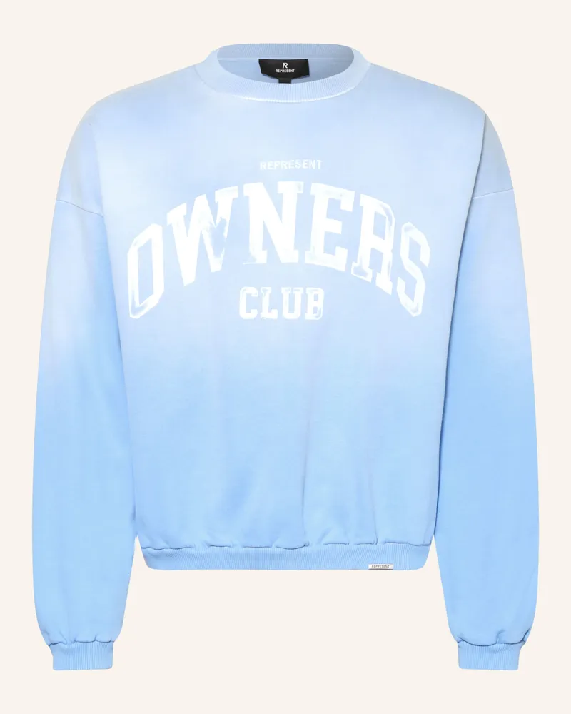 REPRESENT Sweatshirt blau Hellblau