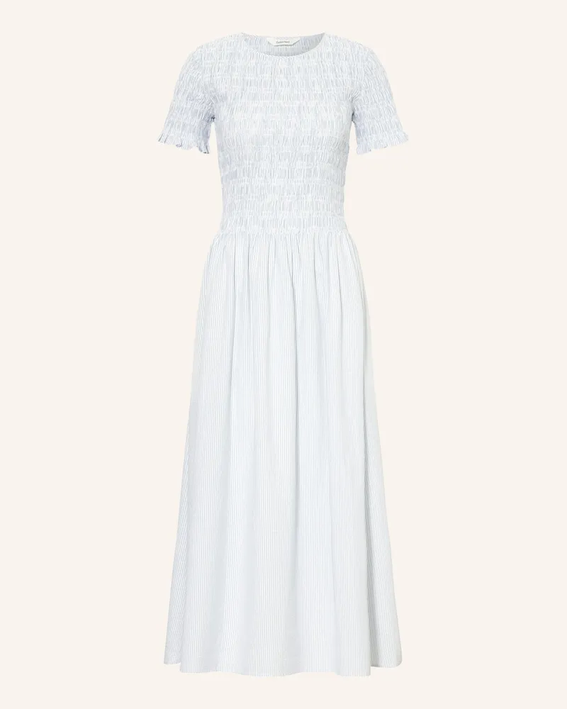 Selected Musselinkleid Mit Rüschen blau Hellblau