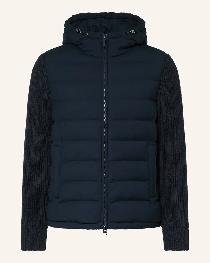 Colmar Steppjacke Im Materialmix blau Dunkelblau