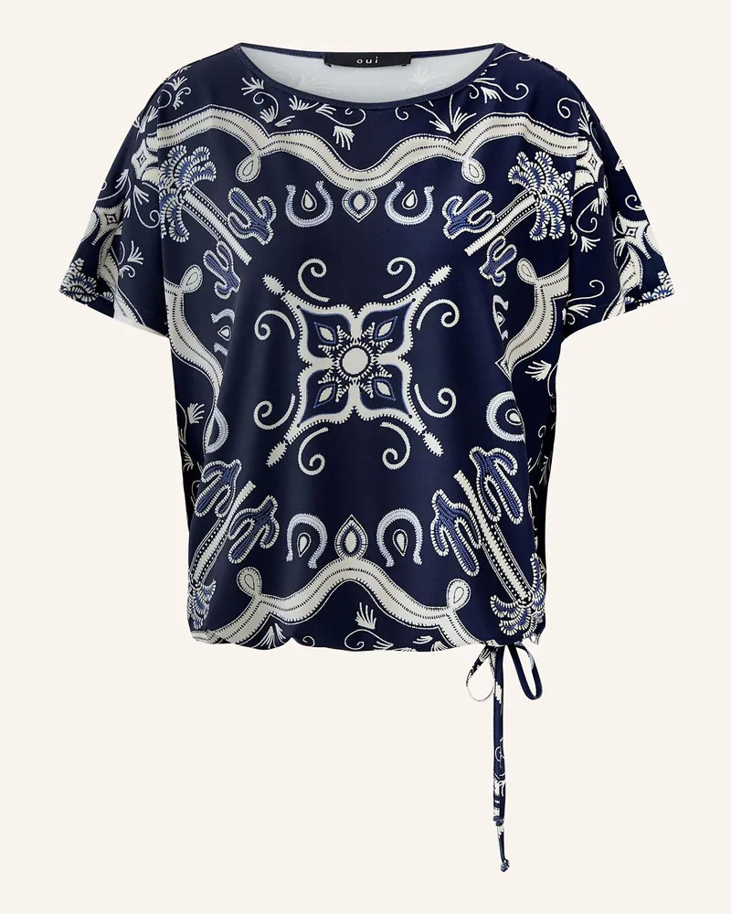 Oui  T-Shirt Dunkelblau