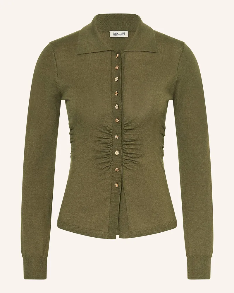 Baum und Pferdgarten Strickbluse CAMILINE Oliv