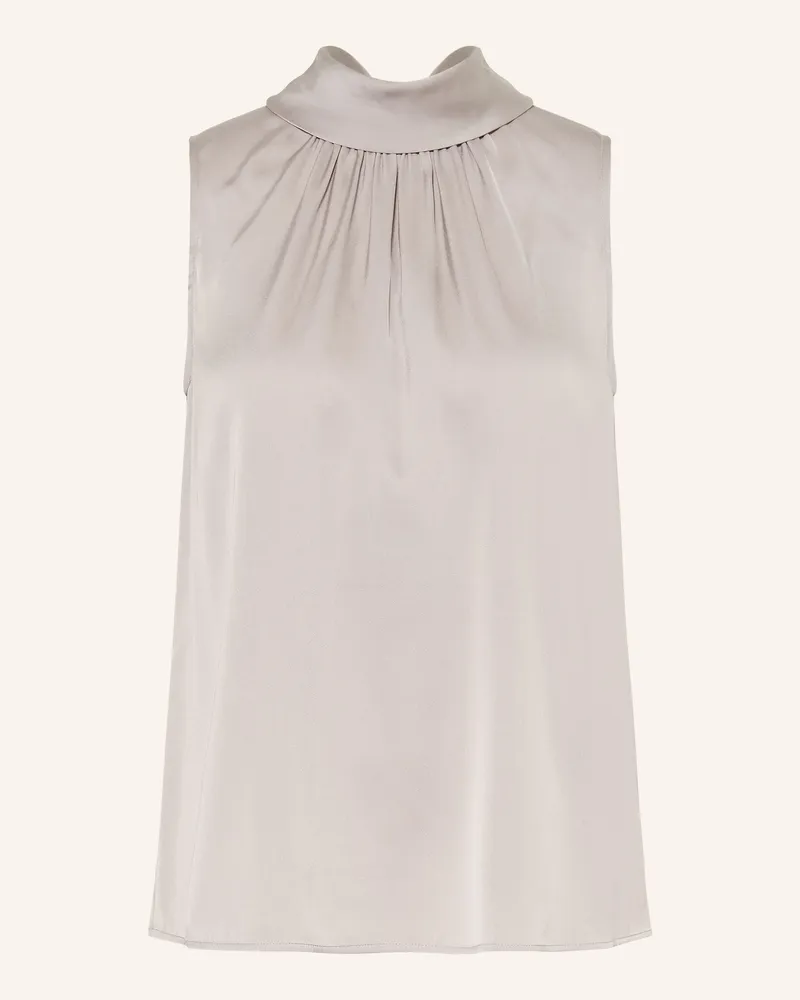 van Laack Schluppentop Vl-Catali Aus Satin grau Taupe
