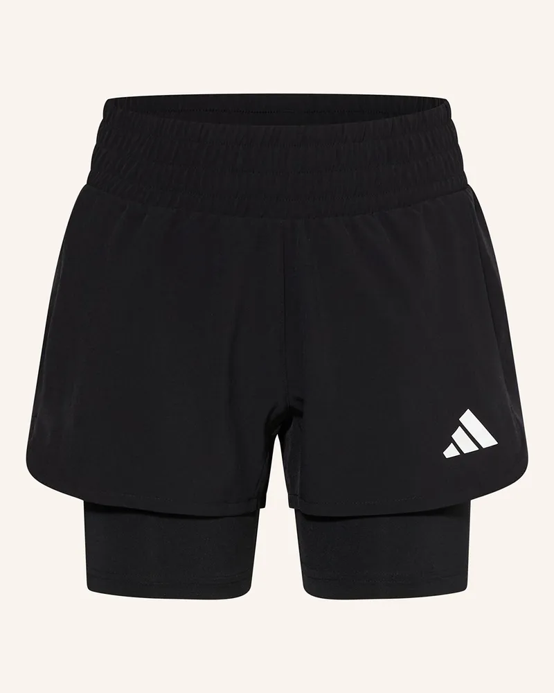 adidas Shorts ALL SPORTS PACER NXT 2IN1 Schwarz