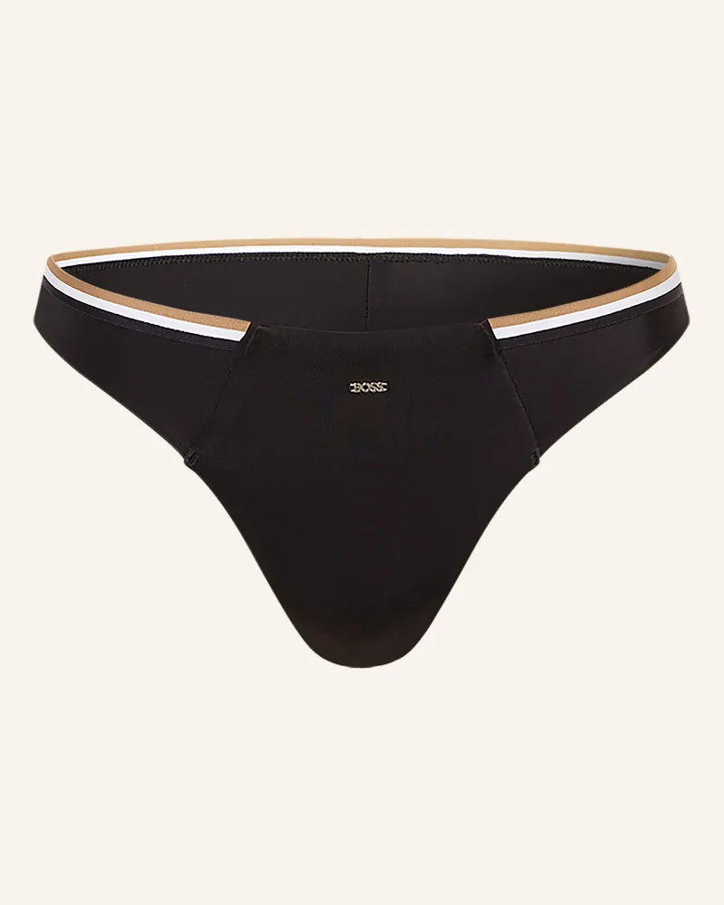 HUGO BOSS Brazilian-Bikini-Hose ICONIC Schwarz