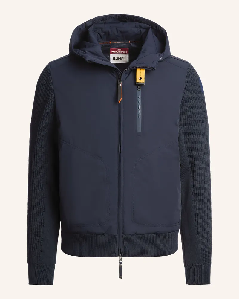 Parajumpers Jacke WILLARD im Materialmix Dunkelblau