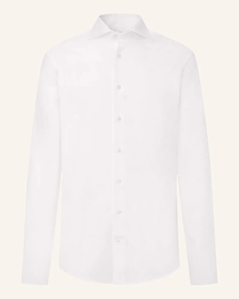Hackett Freizeithemd Poplin Slim Bc weiss Weiss
