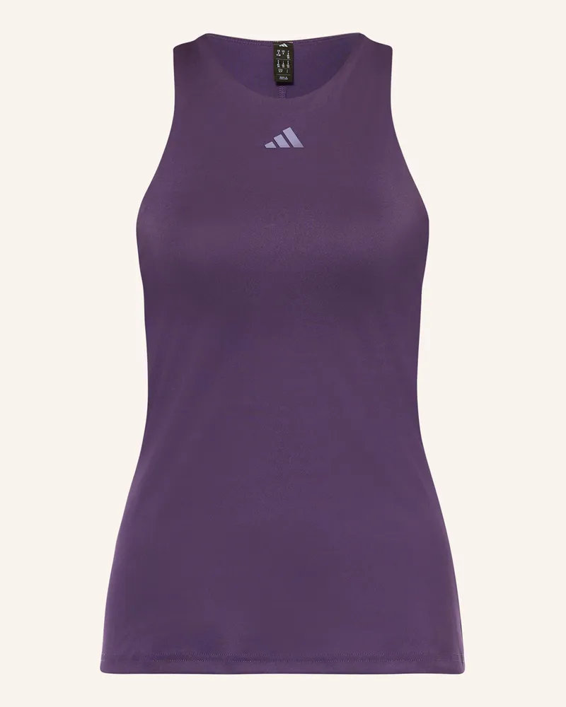adidas Tanktop Climacool Y-Tank lila Dunkellila