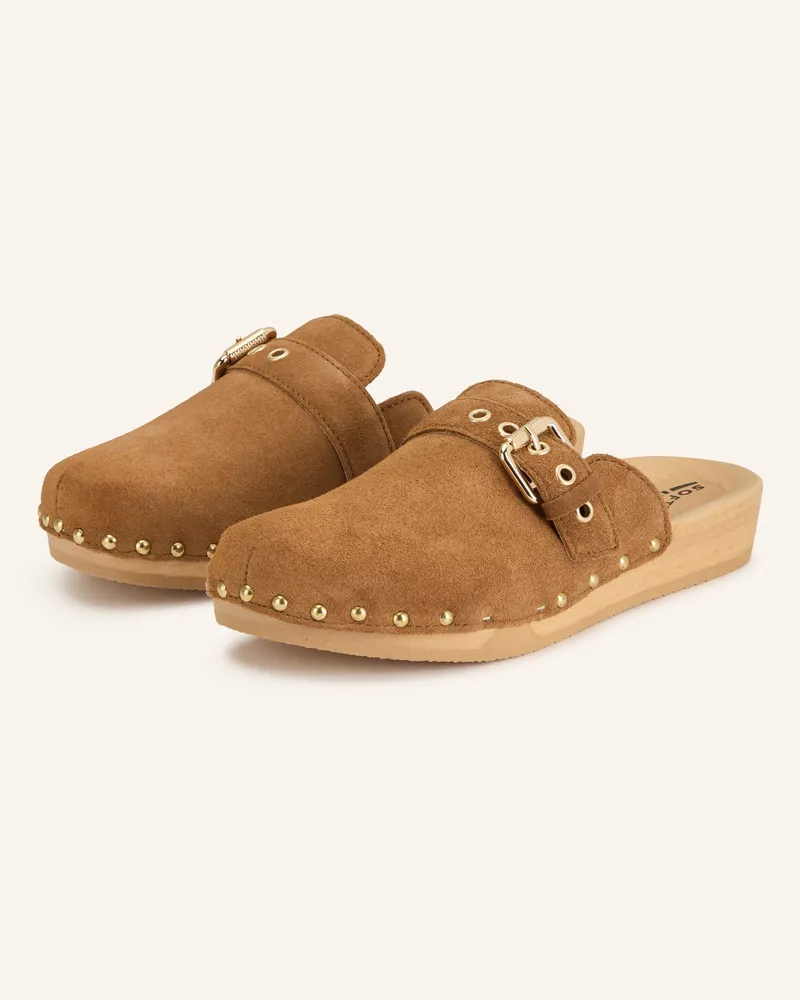 Softclox Clogs Leslie Mit Nieten braun Braun