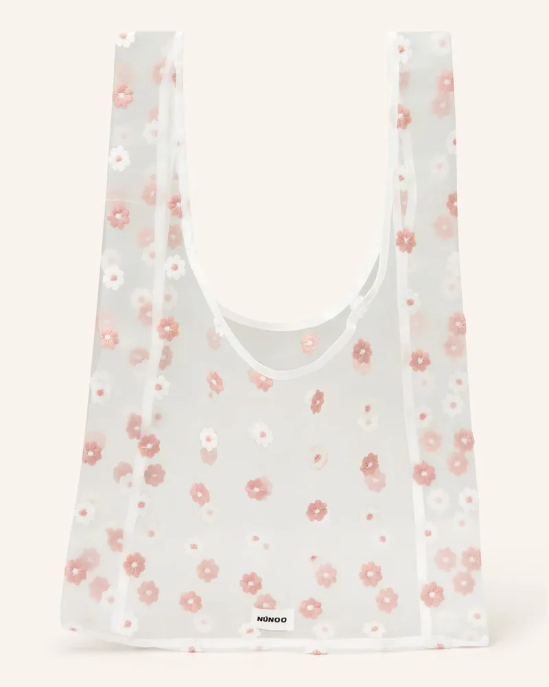 NÚNOO Handtasche Belinda Large rosa Weiss