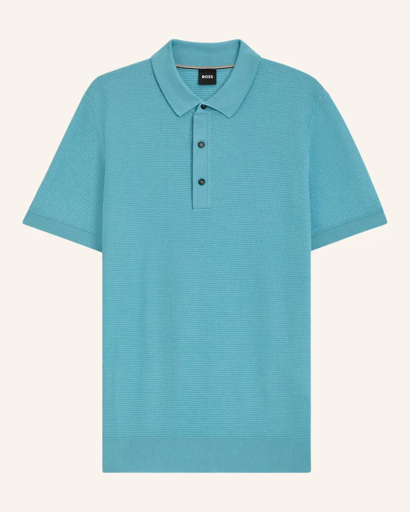 HUGO BOSS Pullover H-IANNOTTI Regular Fit Hellblau